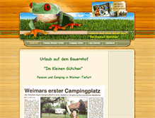 Tablet Screenshot of camping-weimar-tiefurt.de